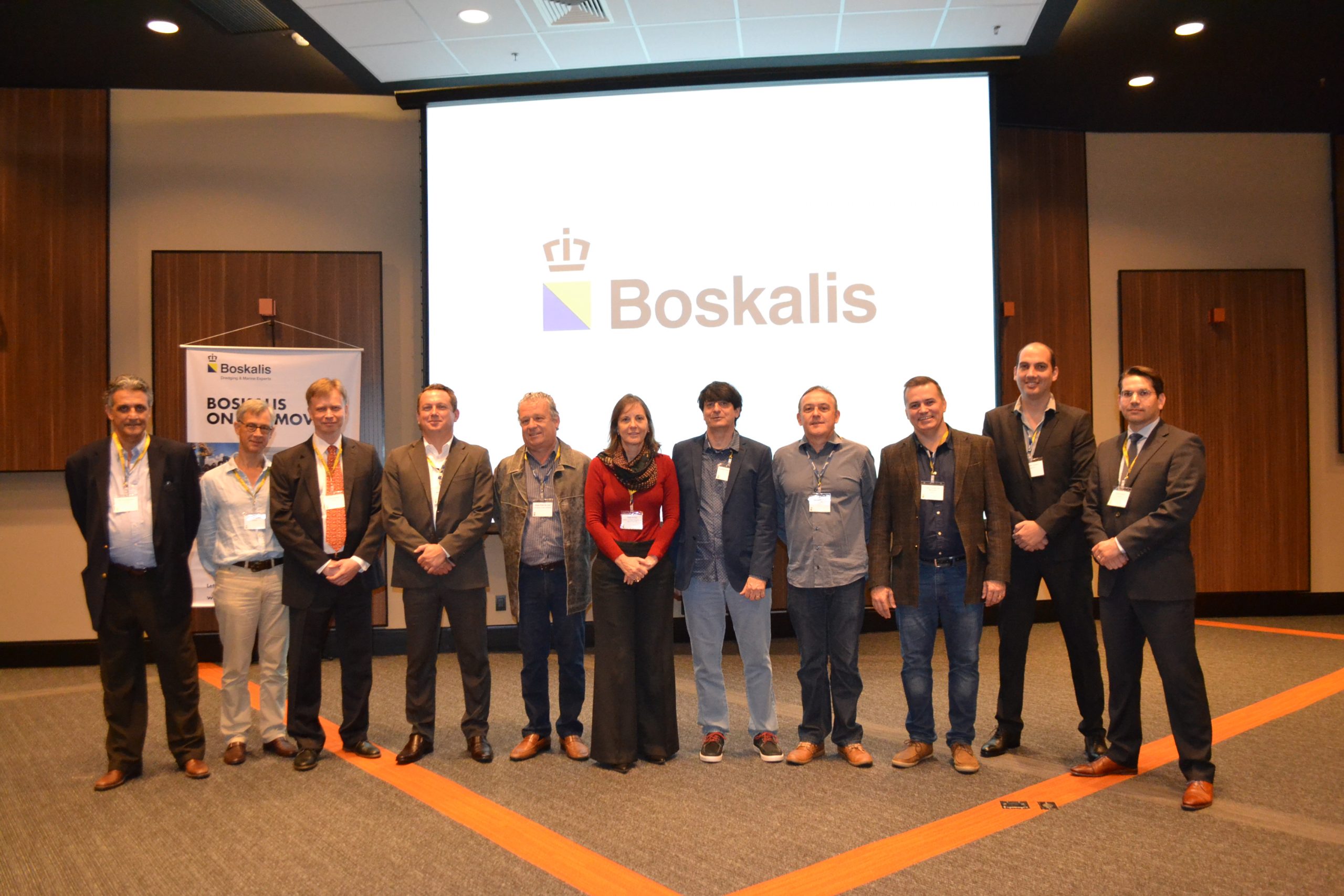 Boskalis realiza seminário de técnicas de dragagem aplicadas a portos e recuperação de praias arenosas