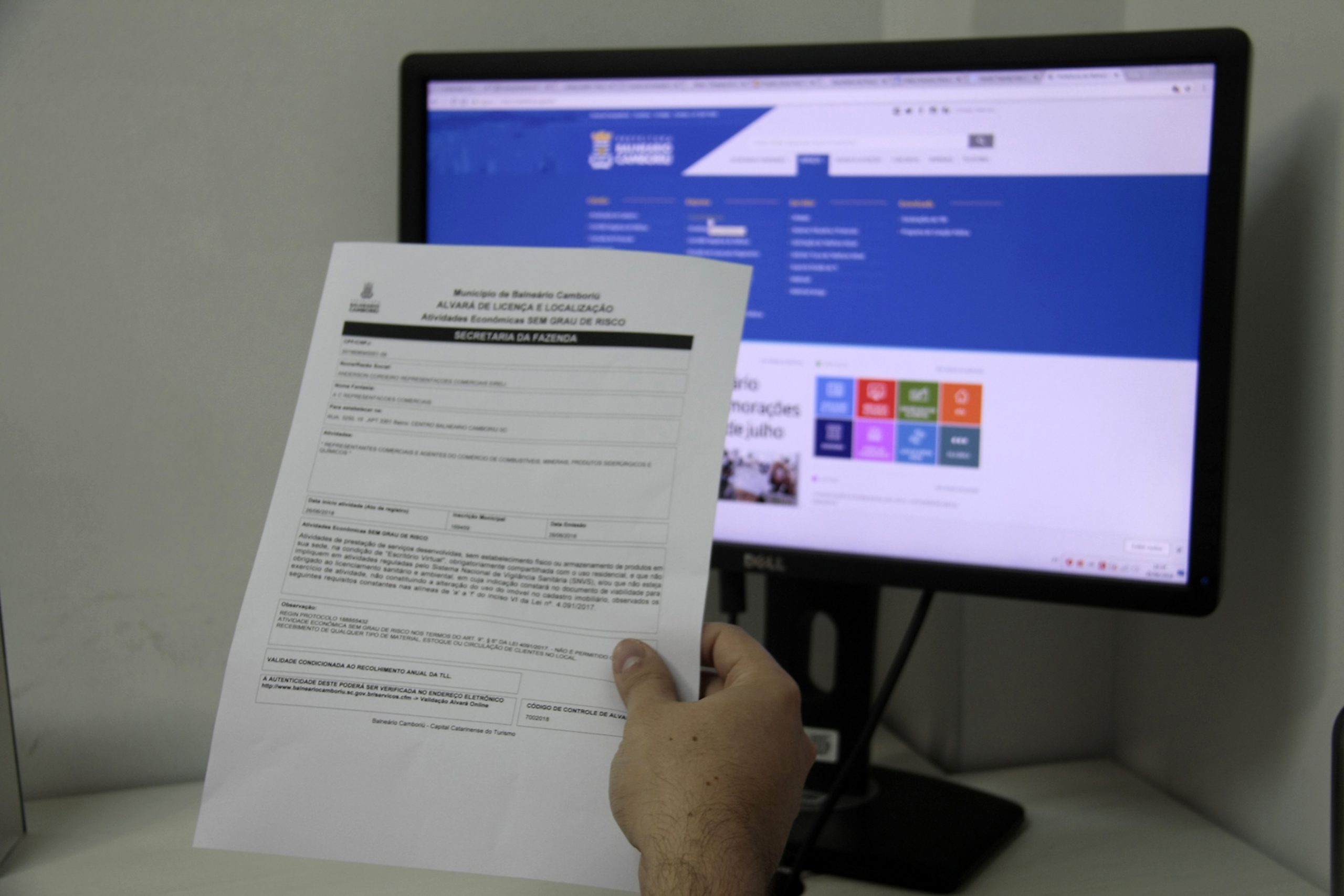 Alvarás online, facilidade para abrir empresas em Balneário Camboriú