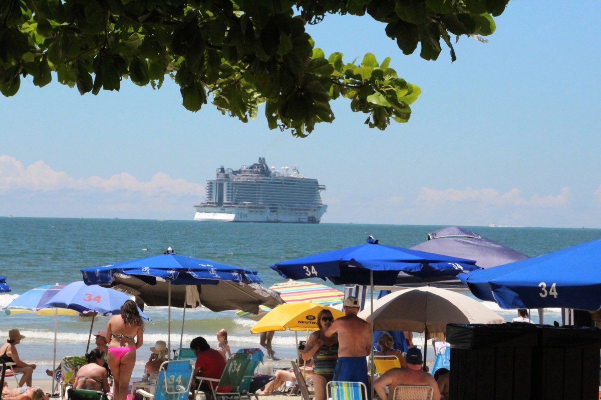Navios de passageiros incrementam turismo em Balneário Camboriú