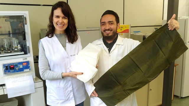 Pesquisadores da UFPR desenvolvem embalagem biodegradável como alternativa ao uso de sacolas plásticas