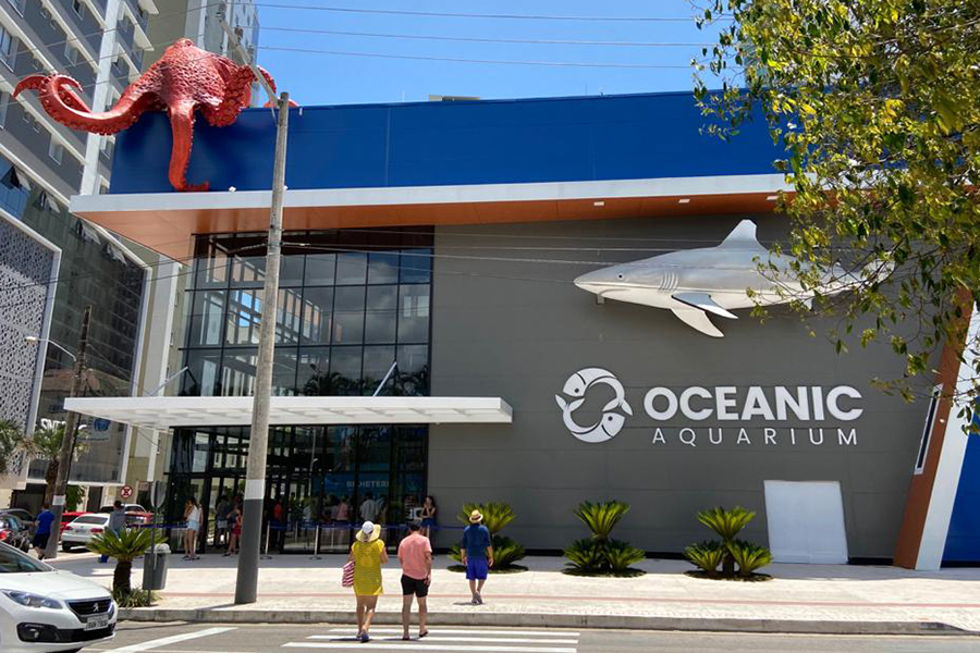 Oceanic Aquarium, outra grande atração de Balneário Camboriú