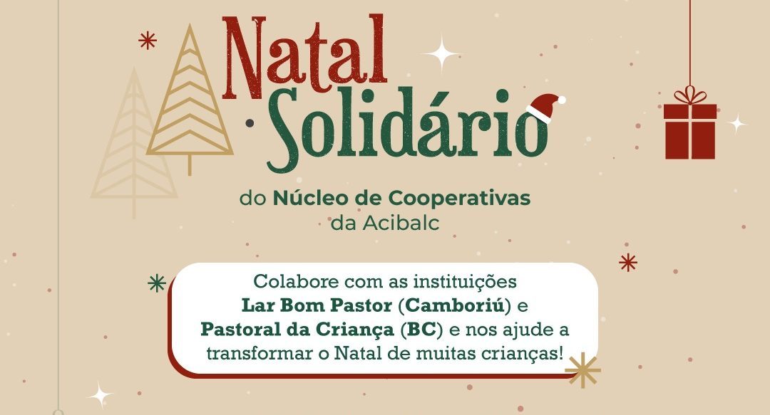 Acibalc promove campanha Natal Solidário