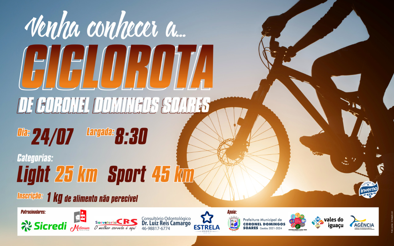 1ª. Ciclorota será inaugurada em Coronel Domingos Soares