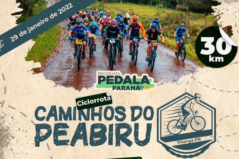 Programa Pedala Paraná inaugura em 2022 a ciclorrota Caminhos do Peabiru