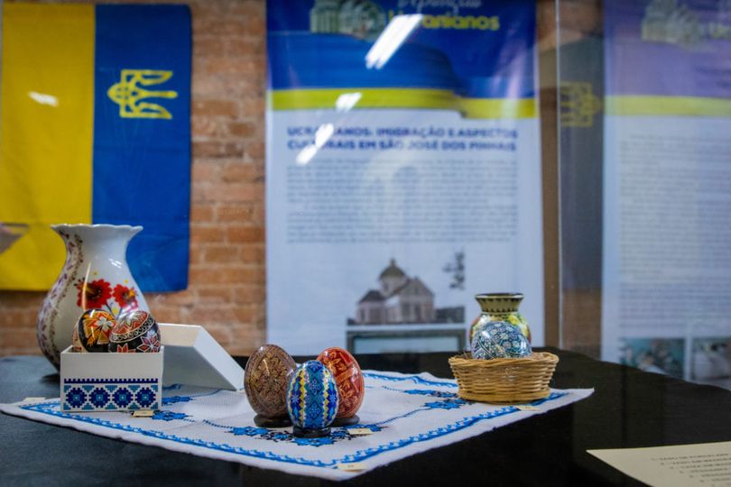 Exposição ucraniana em São José dos Pinhais