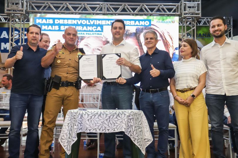 Palotina recebe R$ 2 milhões para obras urbanas e terá nova Companhia da Polícia Militar