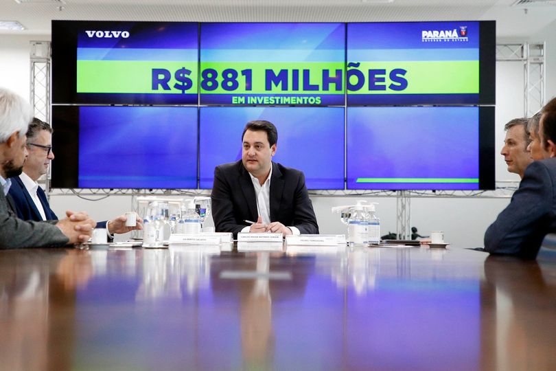 Grupo Volvo anuncia investimento de R$ 881 milhões no Paraná