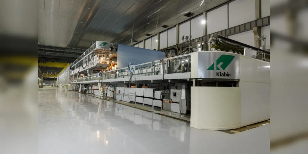 No segundo trimestre de 2023 estará pronta a nova máquina de papel da Klabin em Ortigueira
