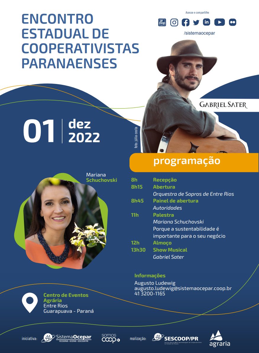 Cooperativas do Paraná se reúnem para festejar conquistas ao longo de 2022