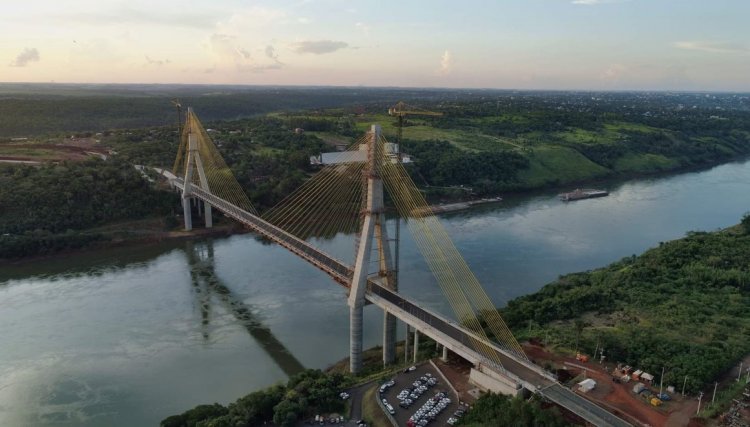 Ponte da Integração Brasil- Paraguai vai ser inaugurada no dia 12 de dezembro