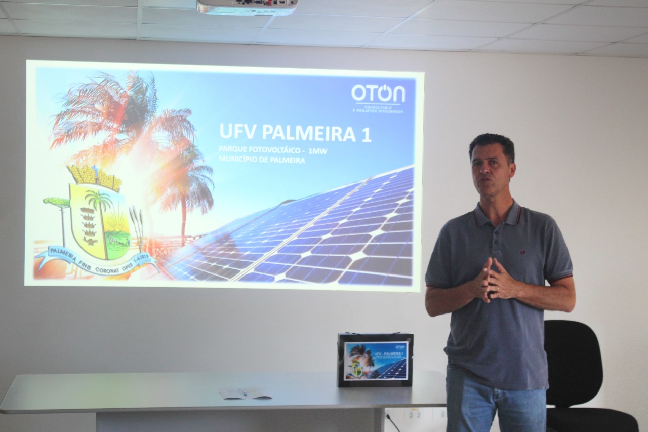 Prefeitura de Palmeira instalará um dos maiores Parques Fotovoltaicos dos Campos Gerais