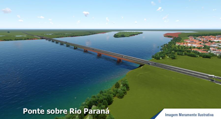 DER/PR divulga vencedora da licitação para estudos da nova ponte Paraná-Mato Grosso do Sul