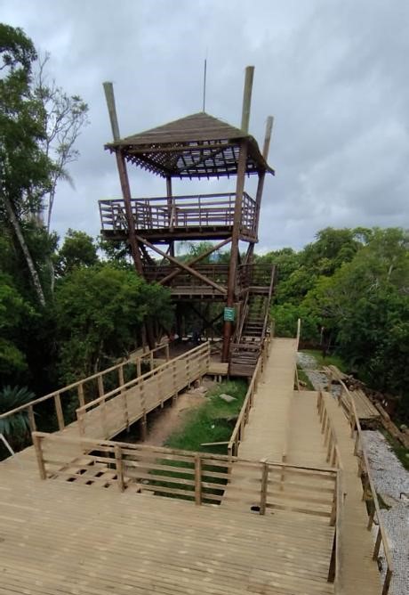 Revitalização do Parque Natural Municipal do Atalaia está em fase final em Itajaí