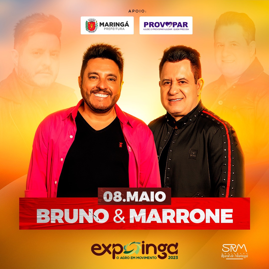 Expoingá e Bruno & Marrone nos 76 anos de Maringá 