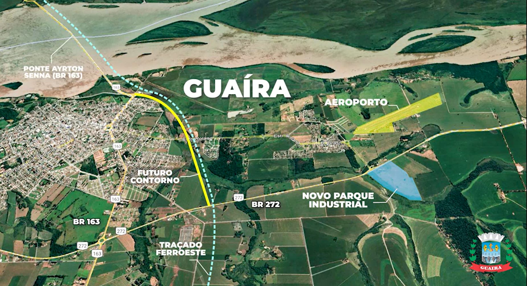 Guaíra está implantando o “Novo Parque Industrial” 