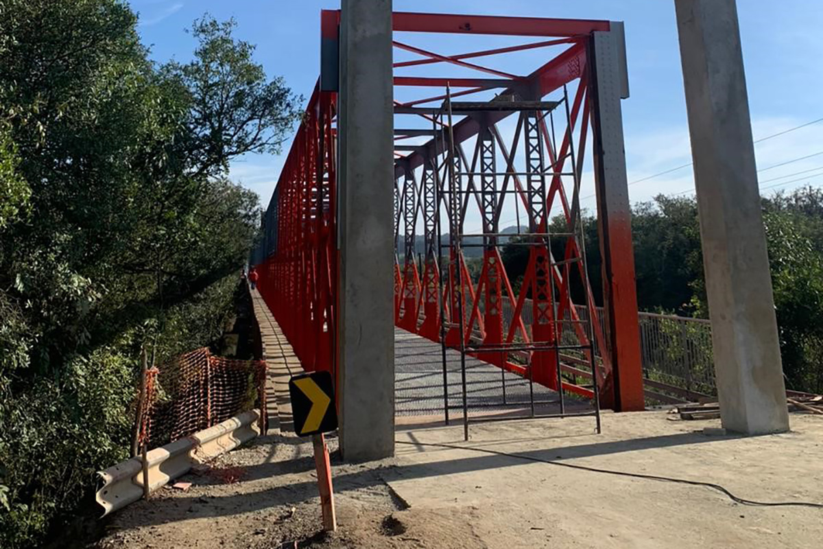 Ponte histórica entre Lapa e Campo do Tenente terá tráfego liberado em 30 dias 