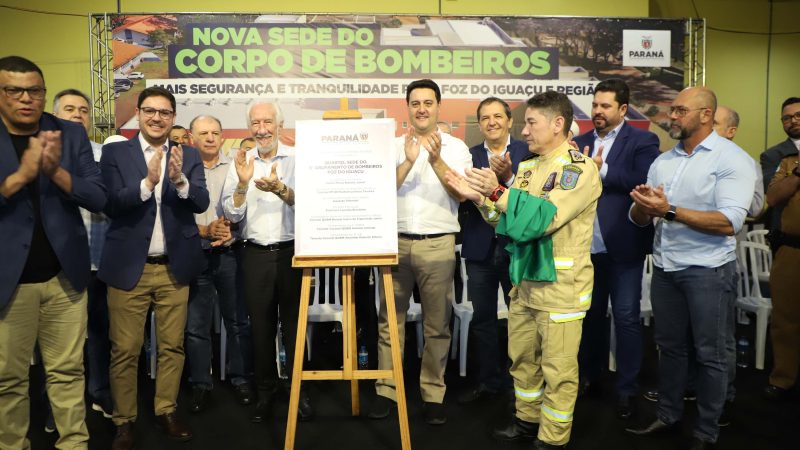 Inaugurada nova sede do Corpo de Bombeiros de Foz do Iguaçu, a maior do Paraná