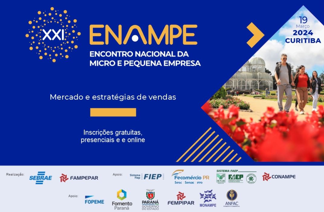 XXI Encontro Nacional da Micro e Pequena Empresa acontece em Curitiba