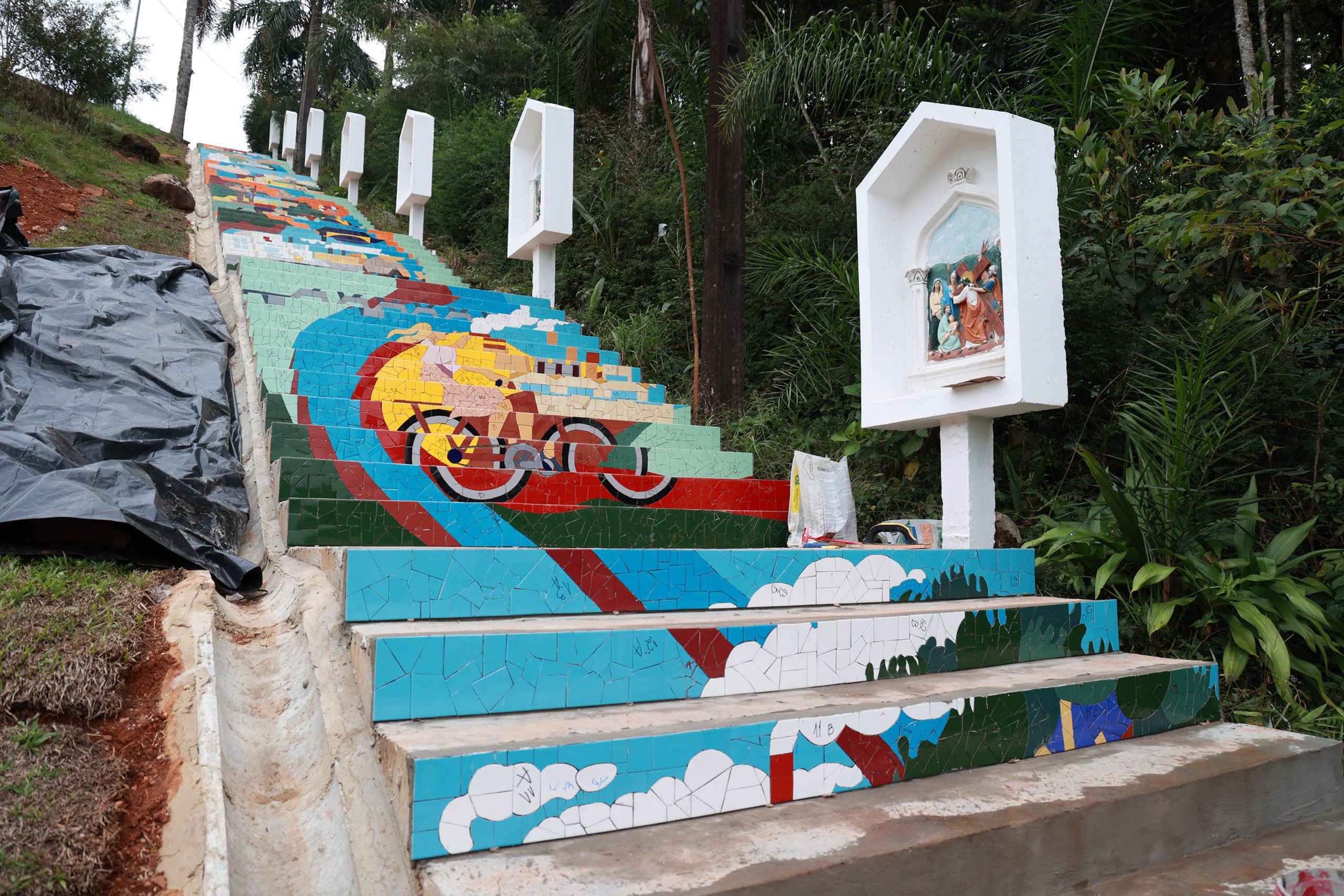 Morro do Cristo totalmente revitalizado em União da Vitória