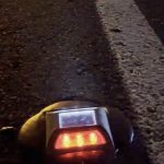 DER/PR testa utilização de tachas bidirecionais com LED em rodovia estadual