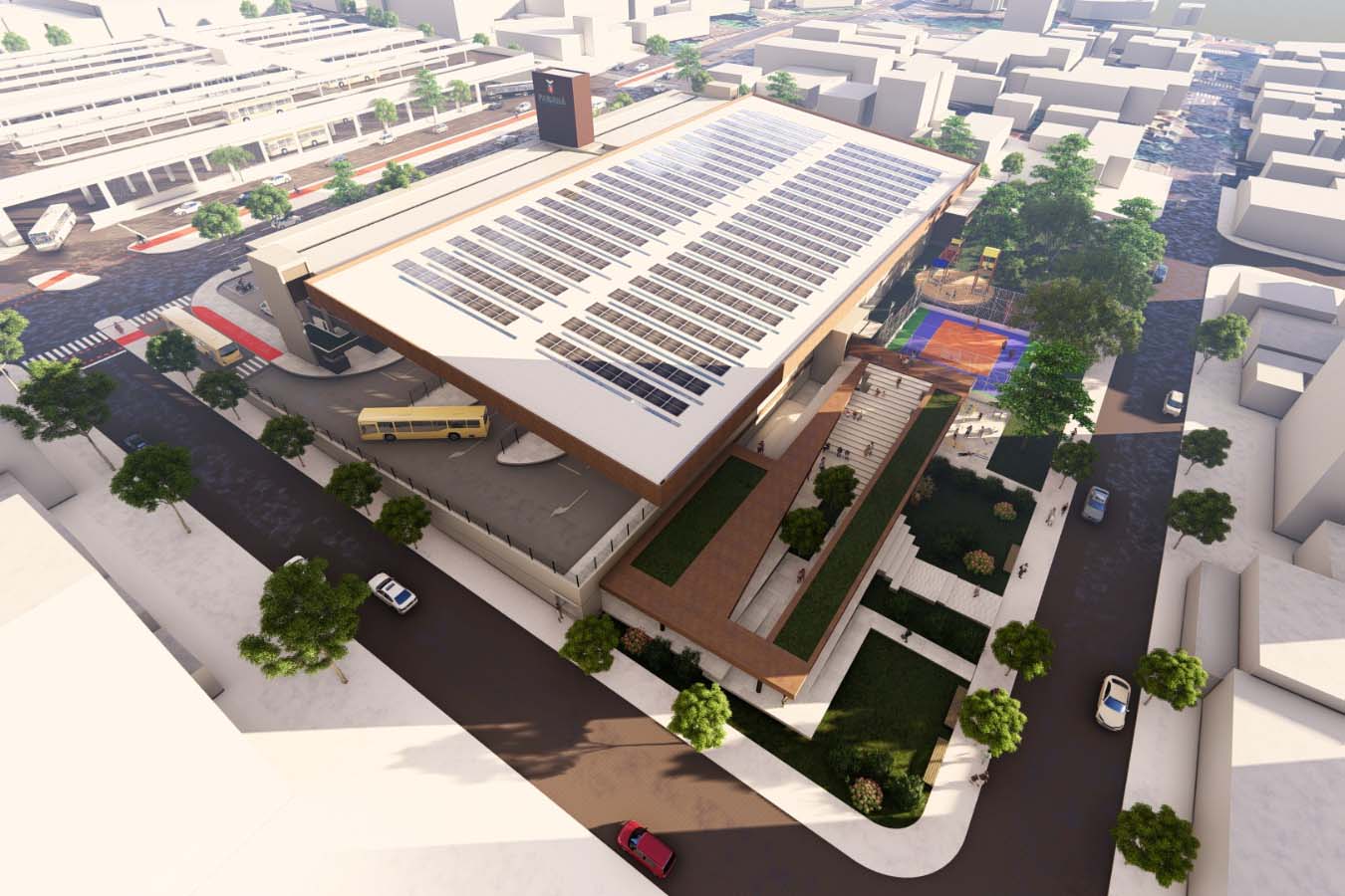 Paraná divulga conceito arquitetônico do Terminal Metropolitano de Londrina