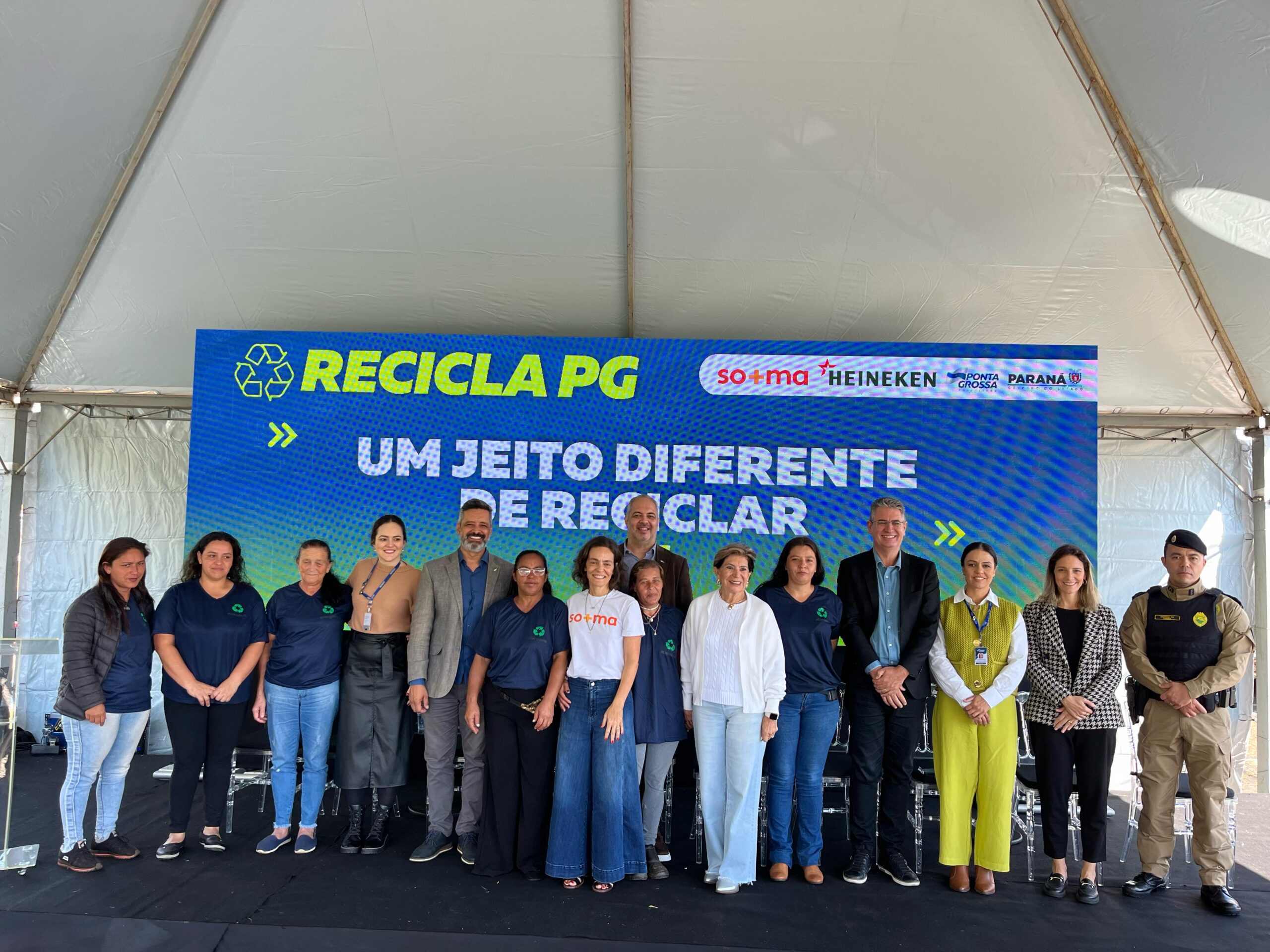 Prefeitura lança o programa pioneiro ‘Recicla PG’ e se destaca em sustentabilidade no Paraná