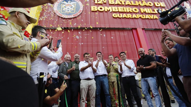 Investimento de R$ 12 milhões: Guarapuava ganha nova sede do Corpo de Bombeiros